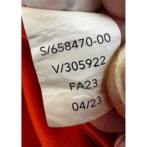 Athleta Aurora Ruched Tank Top Womens M Orange Excellent Mock Neck S/658470-00 - Picture 8 of 8